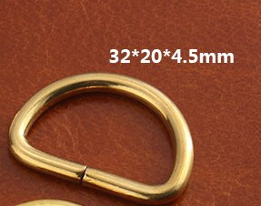 10 бр. D пръстен, плътни месингови катарами, каишка за раница, колан, нашийник за кучета, закопчалка за домашни любимци, закопчалка, закопчалка, кожени занаятчийски чанти, аксесоари