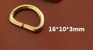 10 бр. D пръстен, плътни месингови катарами, каишка за раница, колан, нашийник за кучета, закопчалка за домашни любимци, закопчалка, закопчалка, кожени занаятчийски чанти, аксесоари