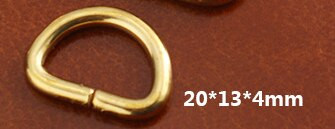 10 бр. D пръстен, плътни месингови катарами, каишка за раница, колан, нашийник за кучета, закопчалка за домашни любимци, закопчалка, закопчалка, кожени занаятчийски чанти, аксесоари