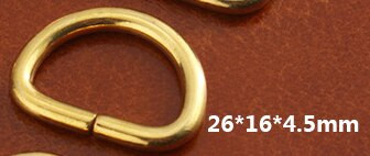 10 бр. D пръстен, плътни месингови катарами, каишка за раница, колан, нашийник за кучета, закопчалка за домашни любимци, закопчалка, закопчалка, кожени занаятчийски чанти, аксесоари