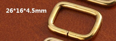 10 бр. D пръстен, плътни месингови катарами, каишка за раница, колан, нашийник за кучета, закопчалка за домашни любимци, закопчалка, закопчалка, кожени занаятчийски чанти, аксесоари