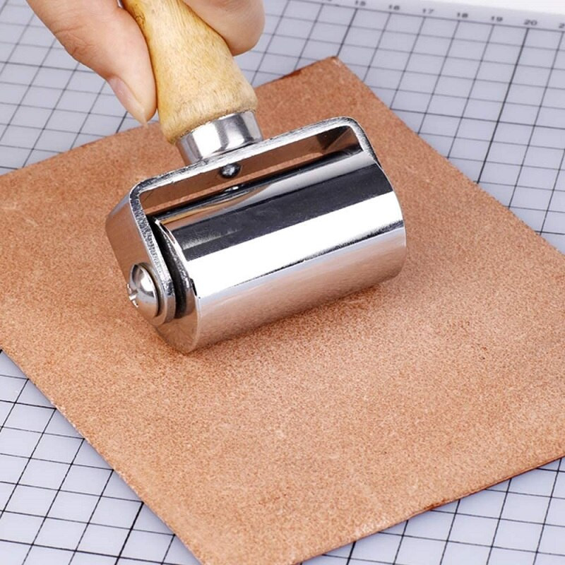 Κύλινδρος ραφής για δέρμα, Εργαλεία πλατό για πάπλωμα, Δερμάτινος κύλινδρος πρέσας, δερμάτινος τσακιστή άκρων και λείανση, ρολό δερμάτινη κόλλα