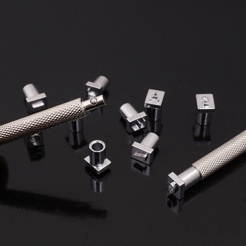 Set od 36 komada kožnih abeceda i brojeva za utiskivanje pečata, alat za izradu kožnih drvenih pečata