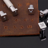 26 τεμ. Alphabet Leather Stamping Printing Punch Tools 26 Αγγλικά γράμματα Σετ μεταλλικών γραμματοσήμων Δερμάτινα εργαλεία Δερμάτινα εργαλεία χειροτεχνίας