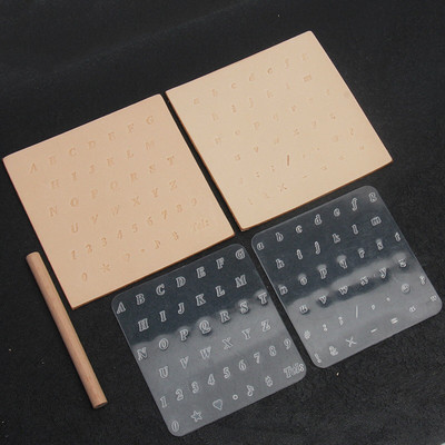 Σφραγίδα αριθμού γραμμάτων αλφαβήτου DIY Δερμάτινο σετ διάτρησης Δερμάτινο σετ εργαλείων σφράγισης Punch Kit Punch Letter Εργαλεία χειροτεχνίας