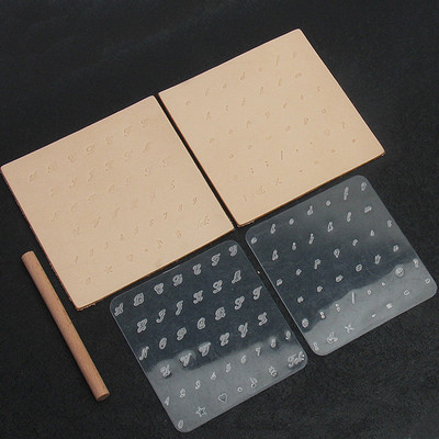 Σφραγίδα αριθμού γραμμάτων αλφαβήτου DIY Δερμάτινο σετ διάτρησης Δερμάτινο σετ εργαλείων σφράγισης Punch Kit Punch Letter Εργαλεία χειροτεχνίας