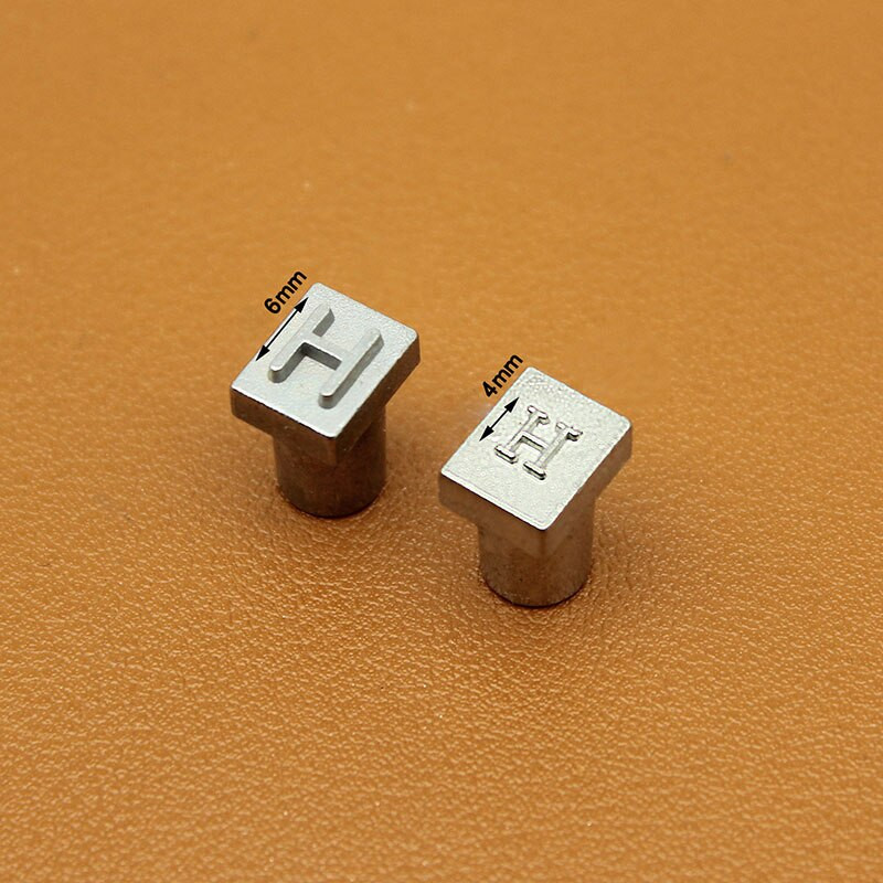 36 buc. Instrumente de ștanțare a pielii Set de perforare din oțel 4 mm/6 mm 26 de litere metalice alfabete și 10 numere ștampile DIY artizanat din piele