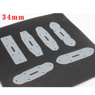 6 tk rihmapael, nahast käsitöötööriistad, läbipaistev akrüülist kellarihma mall Kodu DIY tarvikud kellarihma vorm