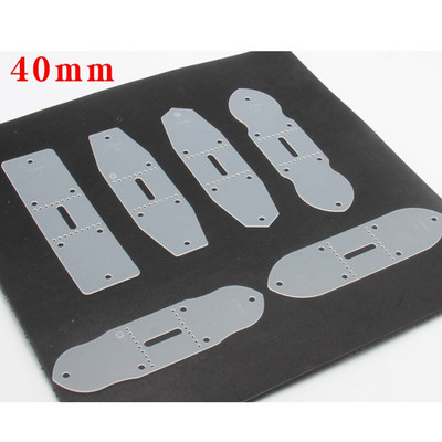 6 tk rihmapael, nahast käsitöötööriistad, läbipaistev akrüülist kellarihma mall Kodu DIY tarvikud kellarihma vorm