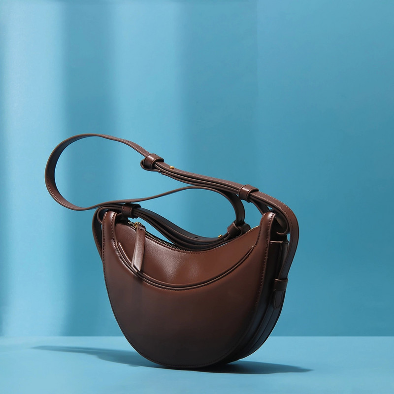 2021 Νέα Arriva Crescent Moon Τσάντα Super Fiber Δερμάτινη χιαστί χιαστί τσάντες ώμου Luxury Fashion Ins Γυναικεία τσάντα Μάρκα Sac