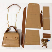 1Set New Diy Ručno izrađena kurirska torba Ručno šivanje s alatima za šivanje Handel Dodaci za torbe Dodaci od Pu kože