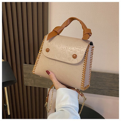 1Set New Diy Ručno izrađena kurirska torba Ručno šivanje s alatima za šivanje Handel Dodaci za torbe Dodaci od Pu kože