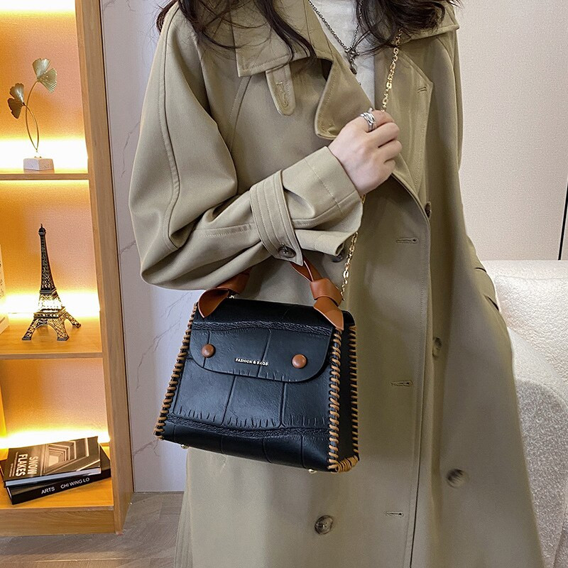 1Set New Diy Ručno izrađena kurirska torba Ručno šivanje s alatima za šivanje Handel Dodaci za torbe Dodaci od Pu kože