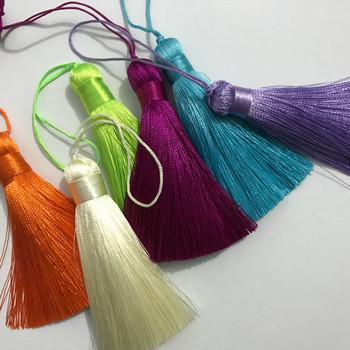 Μεταξωτές φούντες 7,5 εκ. για υφασμάτινη διακόσμηση τσάντας Φούντες για αξεσουάρ σκουλαρικιών κοσμημάτων