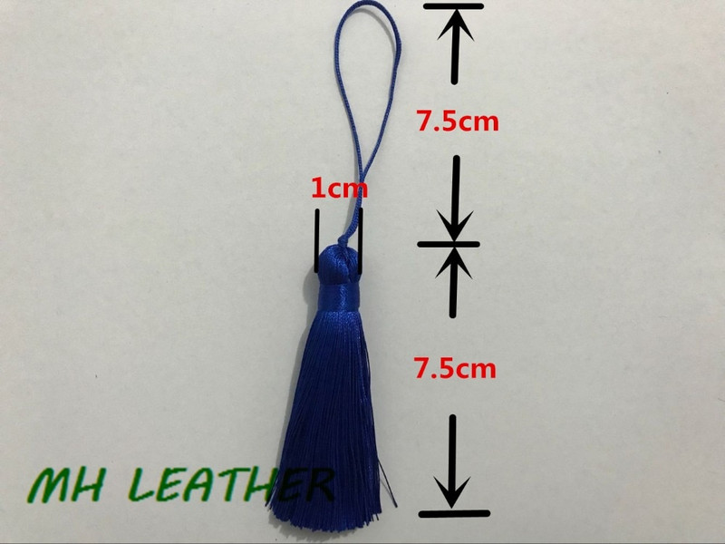 7,5 cm siidist tutid kotiriide kaunistamiseks Tutid ehetele kõrvarõngaste tarvikutele