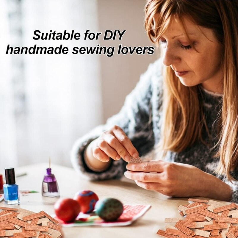 100 tk PU-nahast käsitsi valmistatud sildid Sildid Reljeefsed sildid Tekstiilist nahast sildid Rõivaste jaoks DIY käsitöö Õmblustarvikud