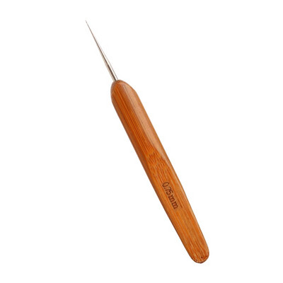 IMZAY Profeesional Dreadlock Crochet Bamboo Handle Hook 0,5Mm 0,75Mm 1-Hook 2-Hoks 3-Hoks Needle For Dreads Lock Needle