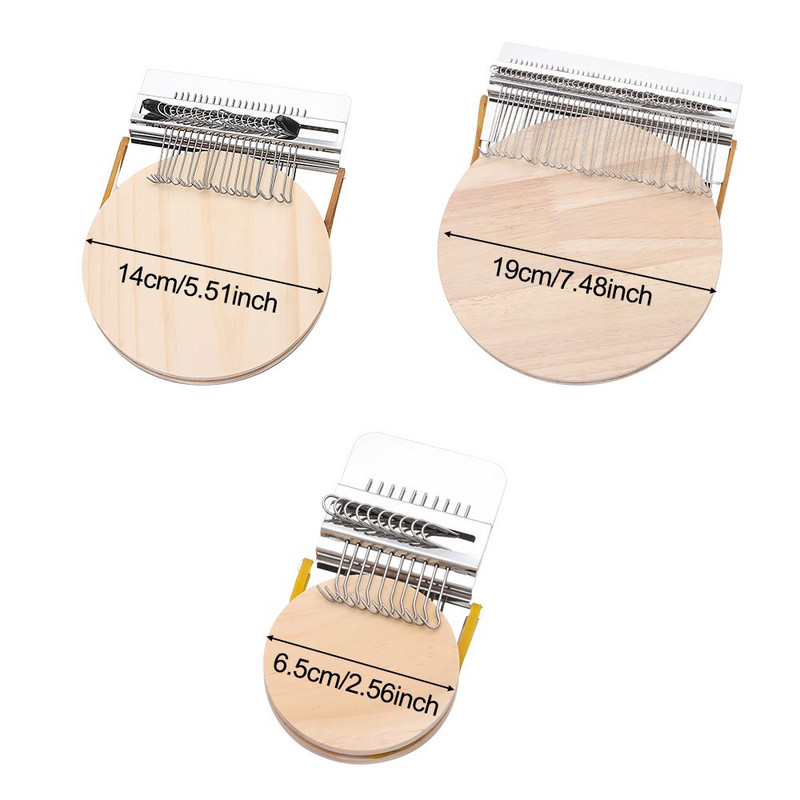 Răsătorit mic din lemn Speedweve tip țesătură instrument textil bricolaj mașină de rcicat Instrumentul distractiv de reparare face cusături repararea hainelor de blugi