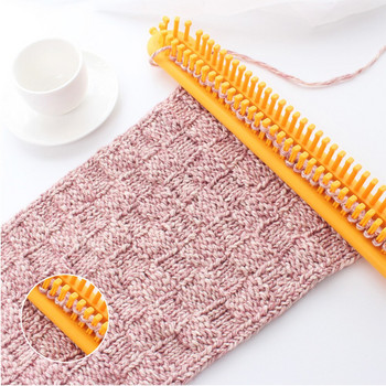 1Pc Weaving Loom Knitting Kit DIY Машина Инструменти за шиене Pompom Sock Hat Шал Шалове Maker Handmade Craft Weaving Braiding Tool