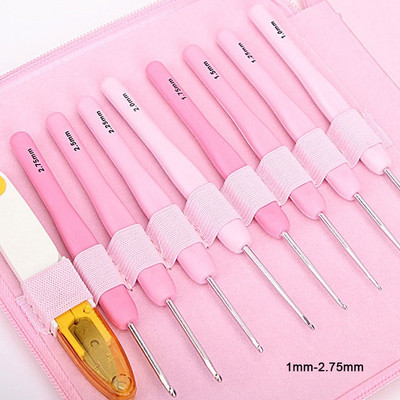Βελονάκι Πλεκτομηχανές Σετ Γάντζος πλεξίματος Εργαλεία ραπτικής Πλεκτό Σετ Λαβή Βελόνες Πλεκτής Νήματα Βελόνες Πλεκτής Σετ με τσάντα