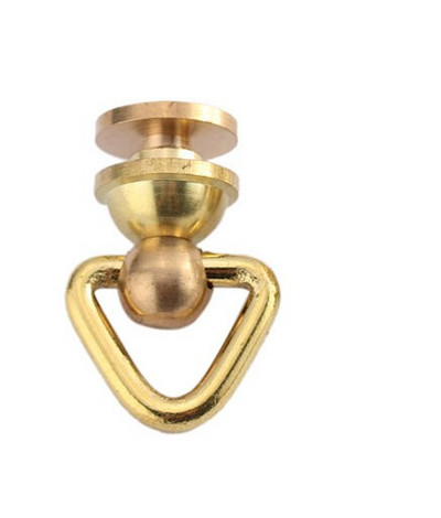 1 τεμ. Μασίφ ορείχαλκο περιστρεφόμενο 26mm με περιστρεφόμενο δαχτυλίδι με αλυσίδα πορτοφόλι με μπρελόκ Κρεμάστρα κρεμάστρα τσάντα με μεταλλική πόρπη κουμπωτό άγκιστρο DIY Δερμάτινη χειροτεχνία