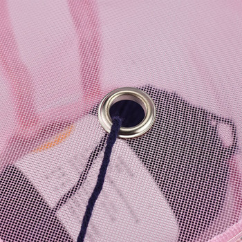 Мрежеста чанта за съхранение на цветни прежди Мрежести тъкани Кръгли чанти Вълнена чанта за съхранение Прежда Органайзер за плетене на една кука Кошници за плетене Направи си сам аксесоари
