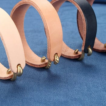 DIY Χειροποίητα Δερμάτινα Είδη Vegetable Tanned Leather Bracelet strip Wrist Decoration Strip Ημιτελή αξεσουάρ