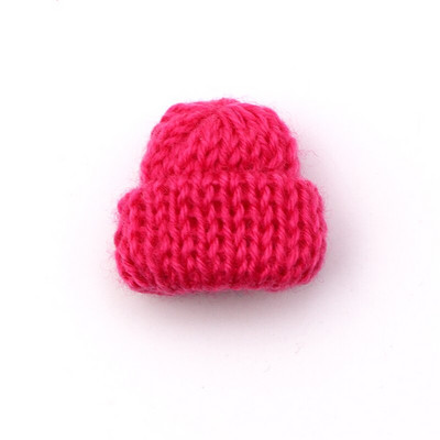 10 tk Mini käsitsi valmistatud väike kudumismüts DIY nukkudele Telefoniümbris Kaunistus Peakatted Rõivas Mänguasi Lapse Käsi Scrapbooking Arts