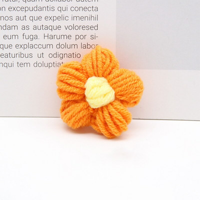 10 τμχ Πλεκτά λουλούδια απλικέ Πέταλα για ρούχα DIY Παιδικό κλιπ μαλλιών Ράψιμο μπαλώματα γάμου Χειροποίητα DIY Crafts υφασμάτινη πάστα