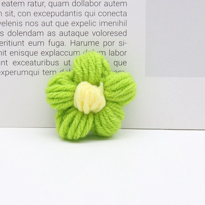 10 τμχ Πλεκτά λουλούδια απλικέ Πέταλα για ρούχα DIY Παιδικό κλιπ μαλλιών Ράψιμο μπαλώματα γάμου Χειροποίητα DIY Crafts υφασμάτινη πάστα