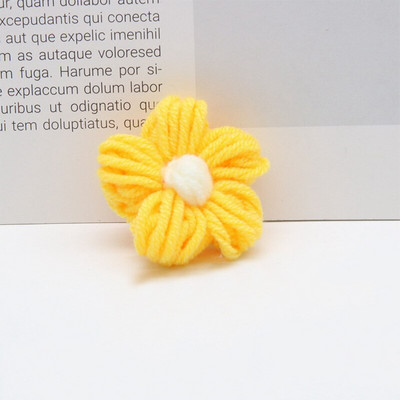 10 τμχ Πλεκτά λουλούδια απλικέ Πέταλα για ρούχα DIY Παιδικό κλιπ μαλλιών Ράψιμο μπαλώματα γάμου Χειροποίητα DIY Crafts υφασμάτινη πάστα