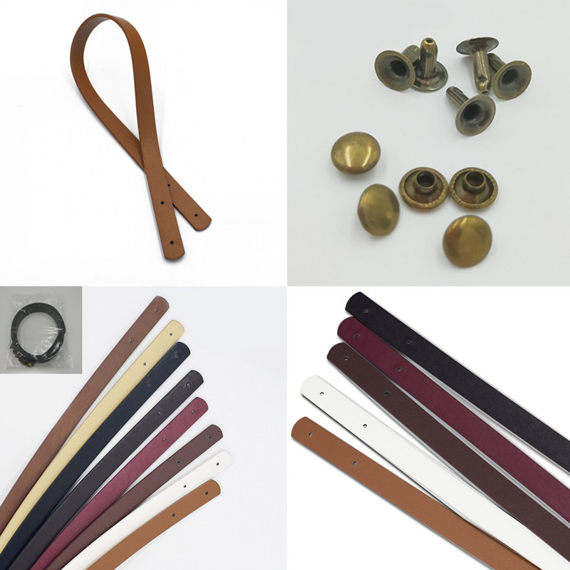 Uparite 0,5 inča široku 23,6 inčnu ručku torbice Ručka za izradu torbice, PU kožni remen za torbicu za torbicu Ručka za remen za torbicu