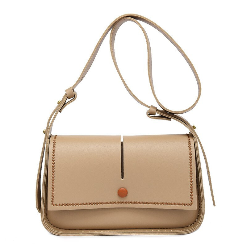 Uus DIY käsitsi valmistatud kott Käsiõmblus õmblustööriistaga Käekott Õlakott Aksessuaarid PU-nahk