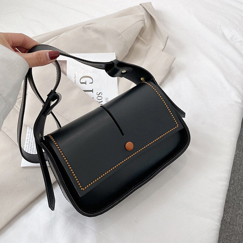 Uus DIY käsitsi valmistatud kott Käsiõmblus õmblustööriistaga Käekott Õlakott Aksessuaarid PU-nahk