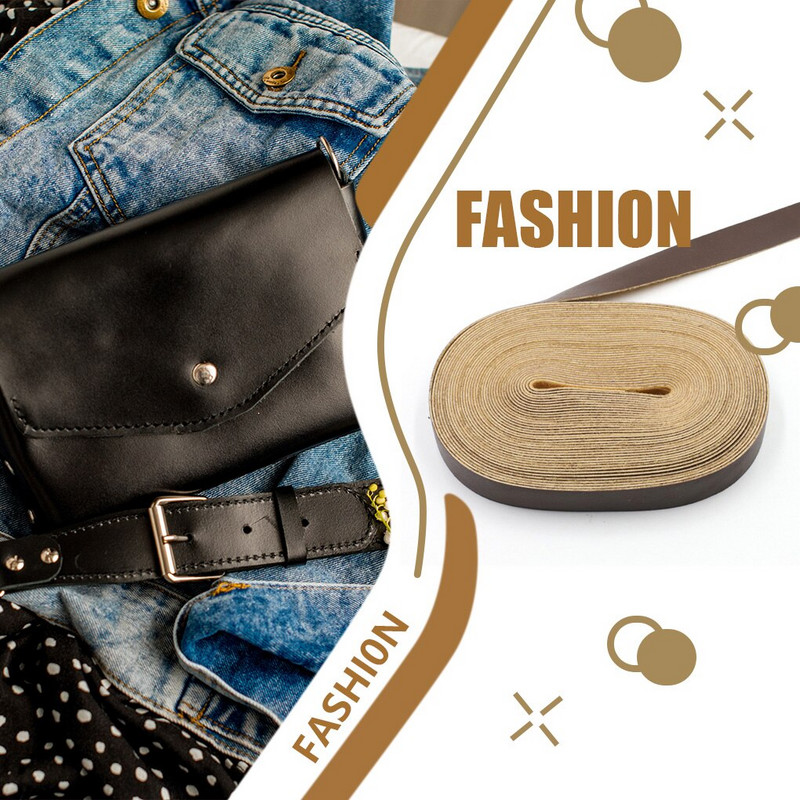 Mekani kožni remen Ukrasni remen Izrada kožne gume Guitar Crossbody Pack Messenger Pack DIY pribor za rukotvorine