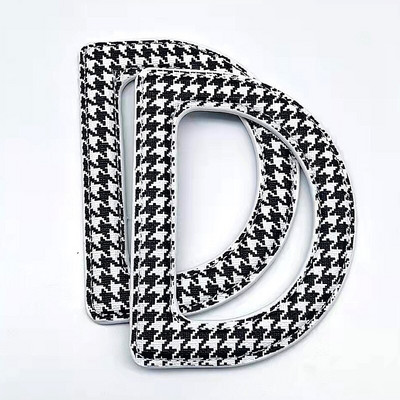 Γρήγορη αποστολή Δερμάτινη τσάντα σχήματος D Χειροποίητα αξεσουάρ, χειροποίητα αξεσουάρ, λαβή μεταλλικού δακτυλίου, λαβές τσάντας με μεταλλικό δαχτυλίδι