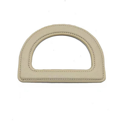 Γρήγορη αποστολή Δερμάτινη τσάντα σχήματος D Χειροποίητα αξεσουάρ, χειροποίητα αξεσουάρ, λαβή μεταλλικού δακτυλίου, λαβές τσάντας με μεταλλικό δαχτυλίδι