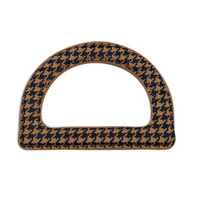 Γρήγορη αποστολή Δερμάτινη τσάντα σχήματος D Χειροποίητα αξεσουάρ, χειροποίητα αξεσουάρ, λαβή μεταλλικού δακτυλίου, λαβές τσάντας με μεταλλικό δαχτυλίδι