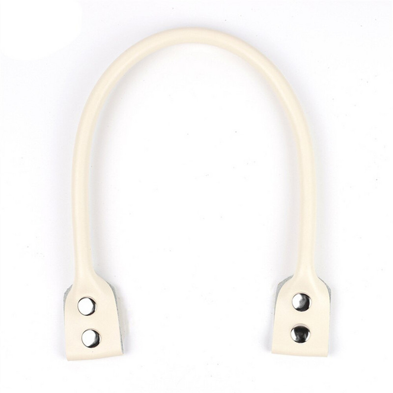 48,5*1,1 cm kunstlik PU-hõbedane neetkott Pandlaga lukuga rihm Nahast Crossbody käekott Nahast kott kaenlaaluse õlarihmaga