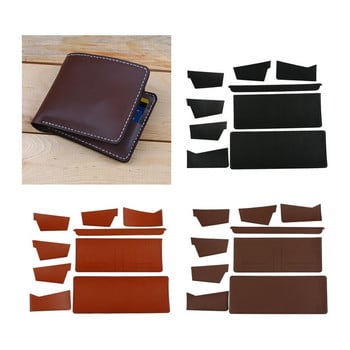 Billfold Kit Κιτ DIY για άντρες Γυναικεία Ημιτελές υλικό ραπτικής με τρύπες ραφής