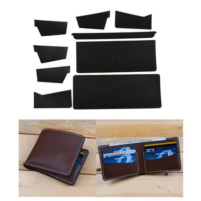 Billfold Kit Κιτ DIY για άντρες Γυναικεία Ημιτελές υλικό ραπτικής με τρύπες ραφής