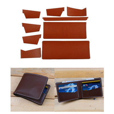 Billfold Kit Κιτ DIY για άντρες Γυναικεία Ημιτελές υλικό ραπτικής με τρύπες ραφής