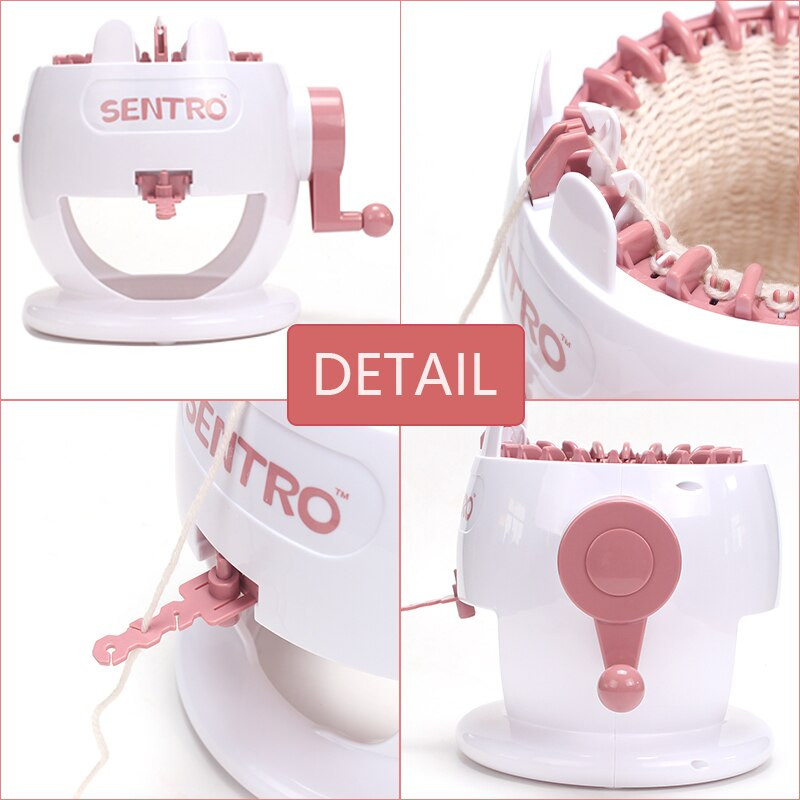 QJH Kalėdų kepurė / šalikas / pirštinės / kojinių mezgimo mašina suaugusiems vaikams skirtų mezgimo mašinų rinkinys šventinei dovanai, 22 adatų, pasidaryk pats, rankų darbo