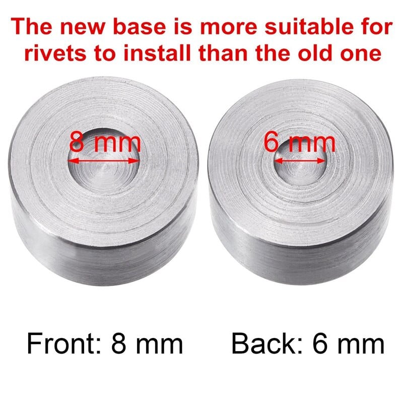 180 komplekti nahast needid, topeltkorgiga needi torukujulised metallnaastud koos 3-osalise kinnitusvahendiga nahast käsitöönahast neetide asendamiseks