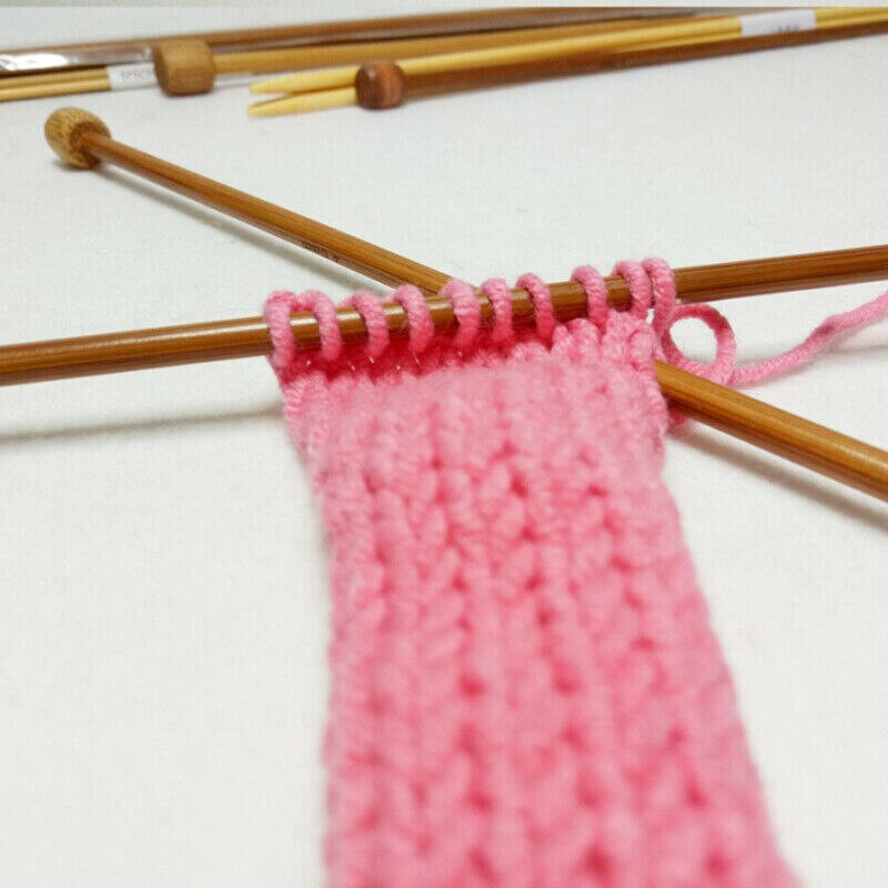 3 mm 3,25 mm 3,5 mm 4 mm 4,5 mm 5 mm --12 KOM Bambusov štap za pletenje Igle za pletenje šiljate karbonizirane drvene jednostruke 25 cm