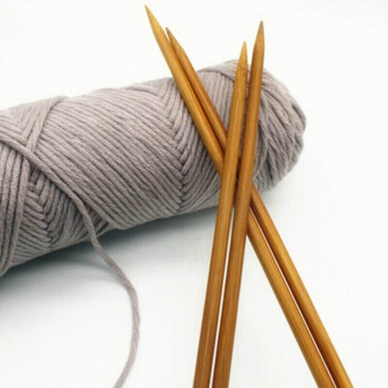 3 mm 3,25 mm 3,5 mm 4 mm 4,5 mm 5 mm --12 KOM Bambusov štap za pletenje Igle za pletenje šiljate karbonizirane drvene jednostruke 25 cm