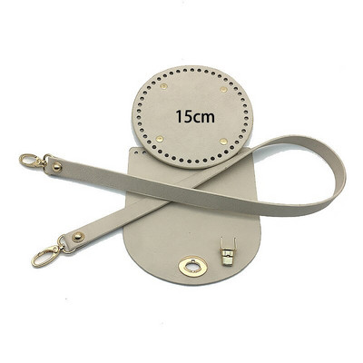 Δερμάτινο λουράκι τσάντας σουέτ Χειροποίητο σετ υφαντό σετ τσάντας υψηλής ποιότητας με πάτο τσάντας με αξεσουάρ υλικού για DIY τσάντα ώμου