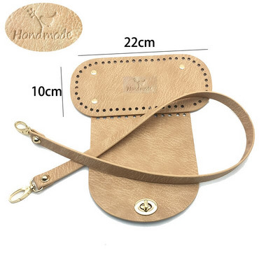 Δερμάτινο λουράκι τσάντας σουέτ Χειροποίητο σετ υφαντό σετ τσάντας υψηλής ποιότητας με πάτο τσάντας με αξεσουάρ υλικού για DIY τσάντα ώμου