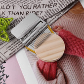 Εργαλεία κλωστοϋφαντουργίας Επιδιόρθωση τζιν Ρούχα Ξύλινα Μικρός αργαλειός Διασκεδαστικός αργαλειός επισκευής Τύπος Speedweve Weave Tool Darning Machine Αργαλειός