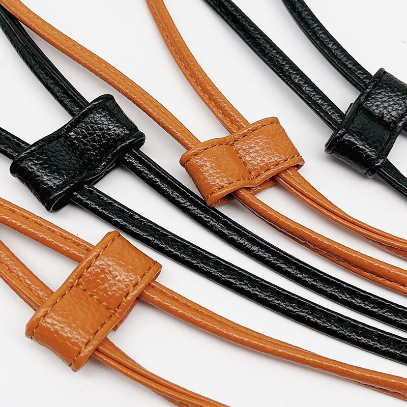 Γυναικεία αποσπώμενη δερμάτινη τσάντα PU λουράκι DIY Ανταλλακτικό τσάντα κουβά Κορδόνι σχοινί σχοινί πλάτης Αξεσουάρ τσάντα τσέπης δοκάρι 2 χρώματα